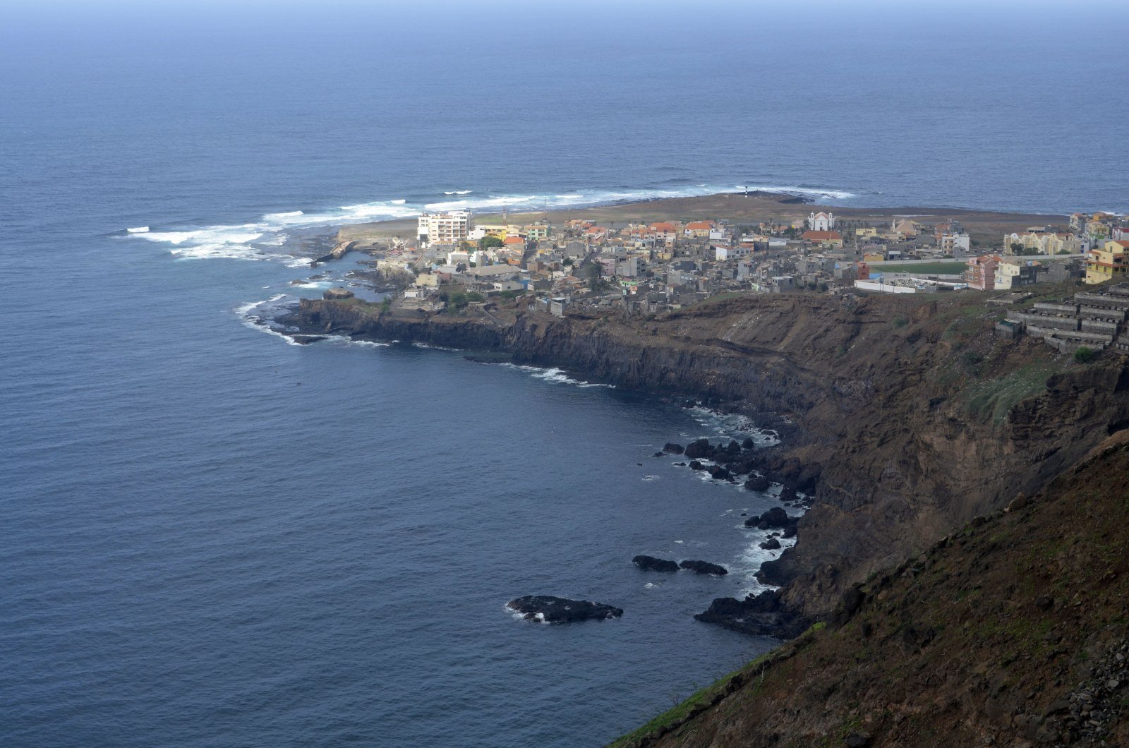 Blick  auf Ponta do Sol auf Santo Antao
